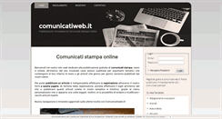 Desktop Screenshot of comunicatiweb.it